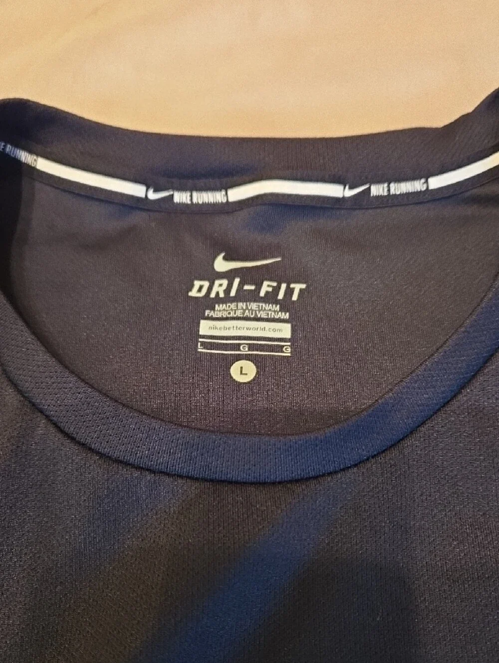 Nike Black Short Sleeve Dri-FIT Tee